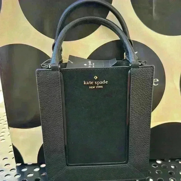 NWT. Kate Spade. Lena Suede Mini Tote. Holds everything-wallet & phone, … - Picture 4 of 10